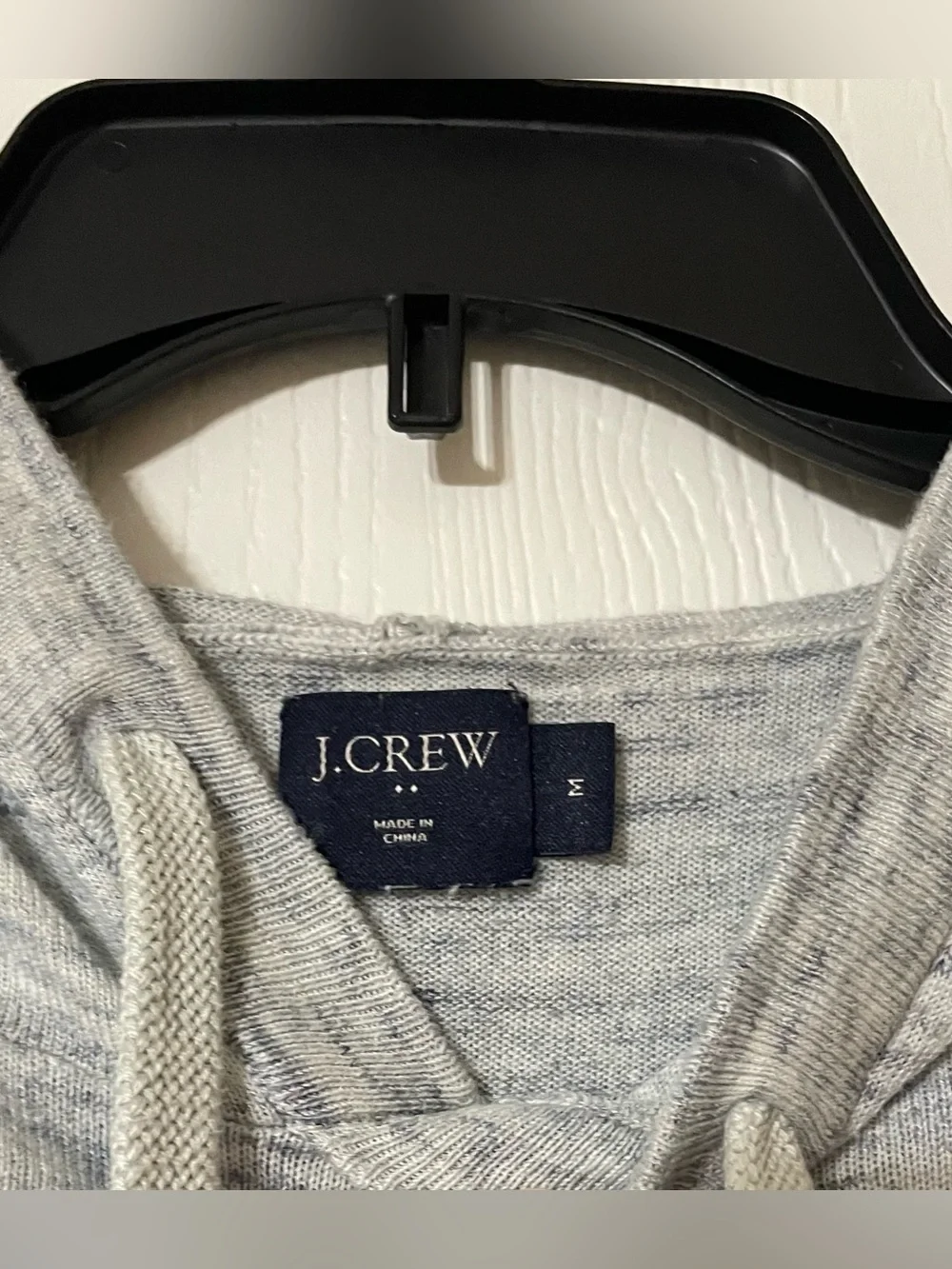 J. Crew Heather Gray Pullover Hoodie